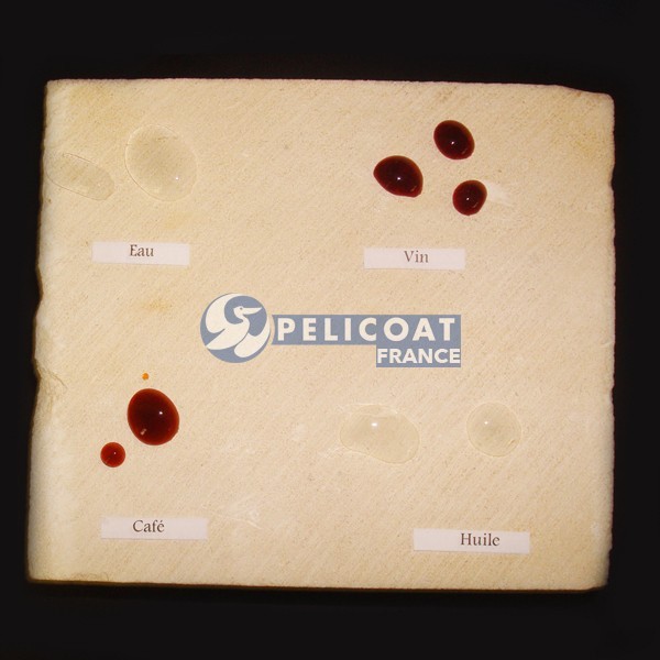 Pierre traitée Pelicoat France produits nettoyage renovation protection